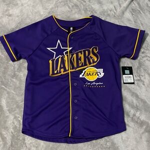 NWT Kids Purple Lakers Shirt